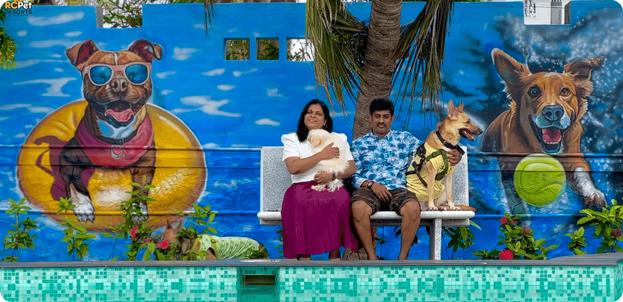 Happy client at RC Pet Resort